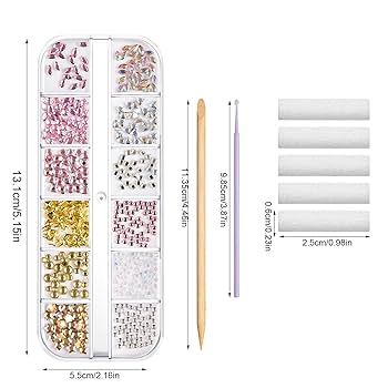 Amazon.co.jp: Ruzimiv 歯のクリスタルキット、歯の宝石セット